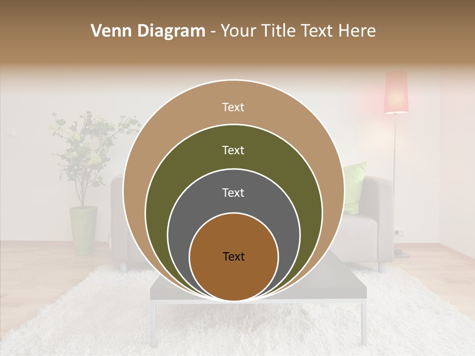 Lifestyle Sitting Room PowerPoint Template