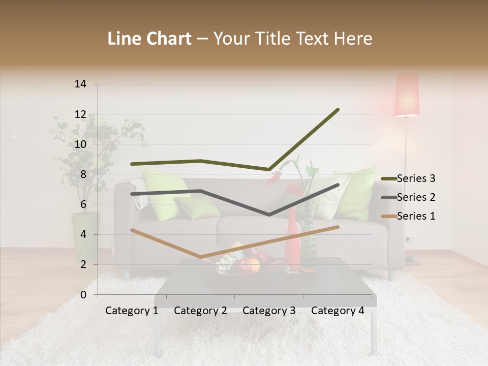 Lifestyle Sitting Room PowerPoint Template