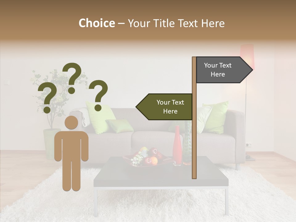 Lifestyle Sitting Room PowerPoint Template