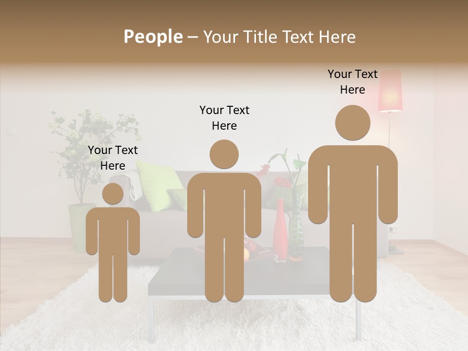 Lifestyle Sitting Room PowerPoint Template