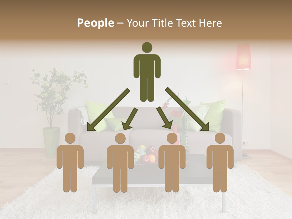 Lifestyle Sitting Room PowerPoint Template