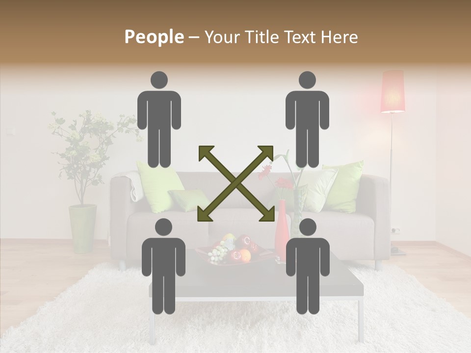 Lifestyle Sitting Room PowerPoint Template