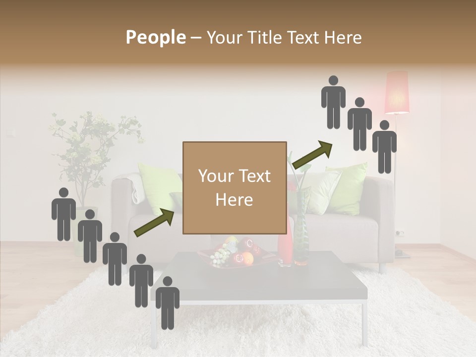 Lifestyle Sitting Room PowerPoint Template