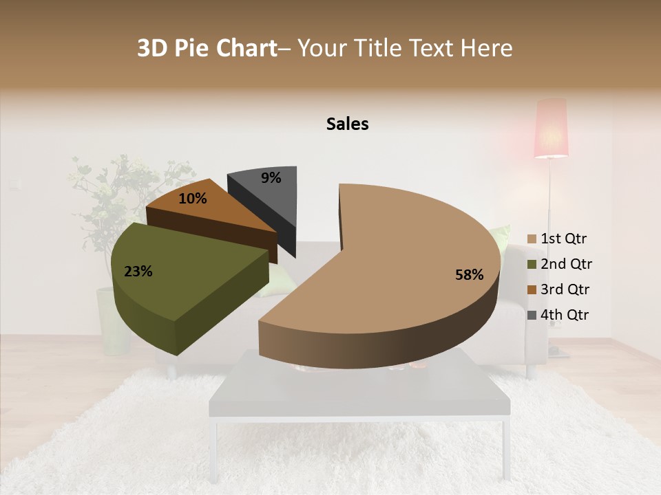 Lifestyle Sitting Room PowerPoint Template