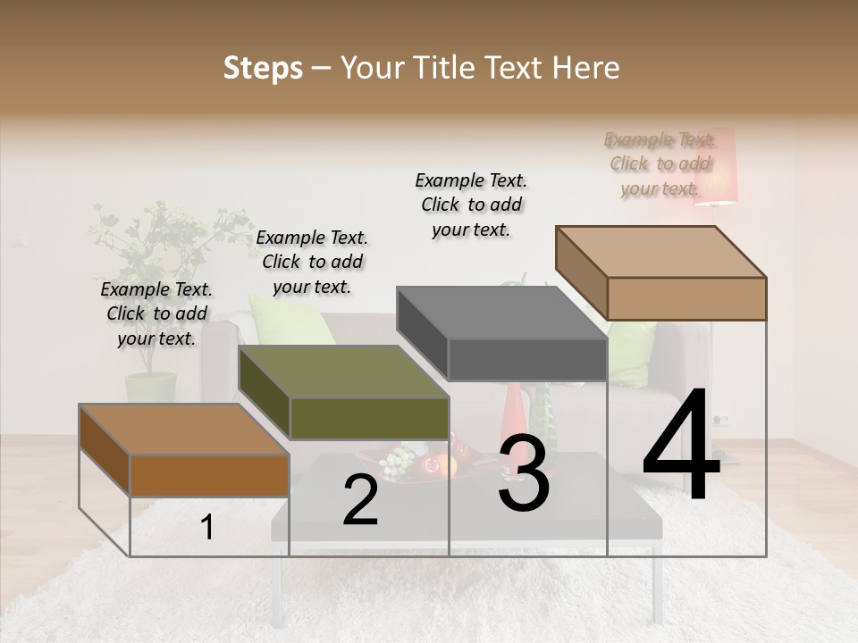 Lifestyle Sitting Room PowerPoint Template