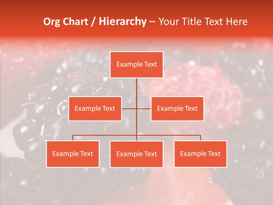 Textures Raspberry Food PowerPoint Template
