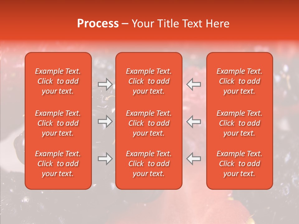 Textures Raspberry Food PowerPoint Template