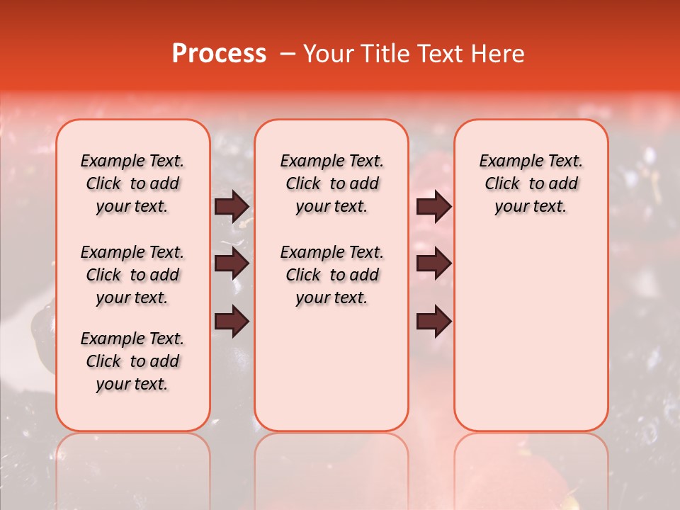 Textures Raspberry Food PowerPoint Template