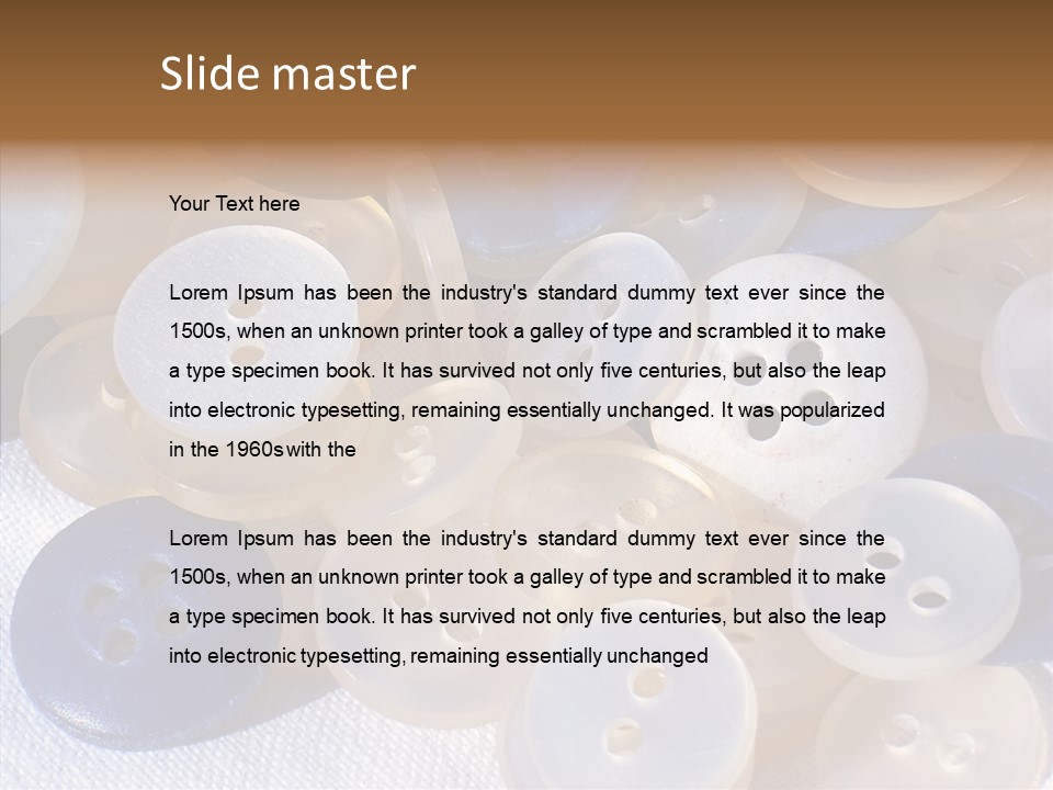 Sew Fasten Repair PowerPoint Template