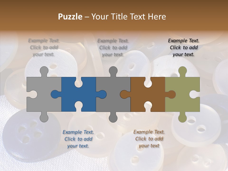 Sew Fasten Repair PowerPoint Template