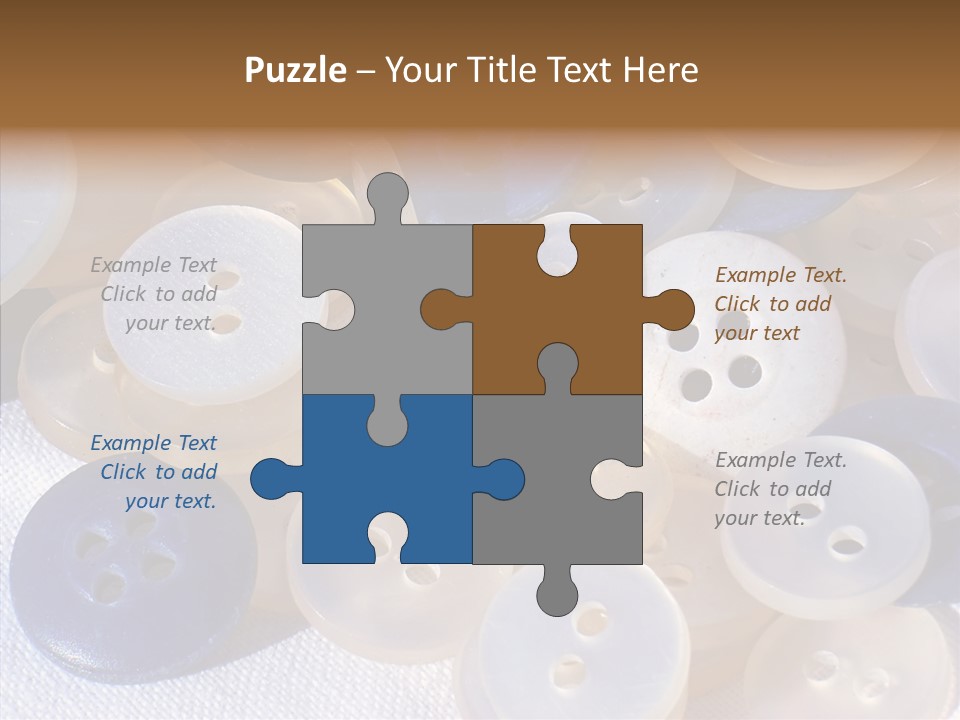 Sew Fasten Repair PowerPoint Template