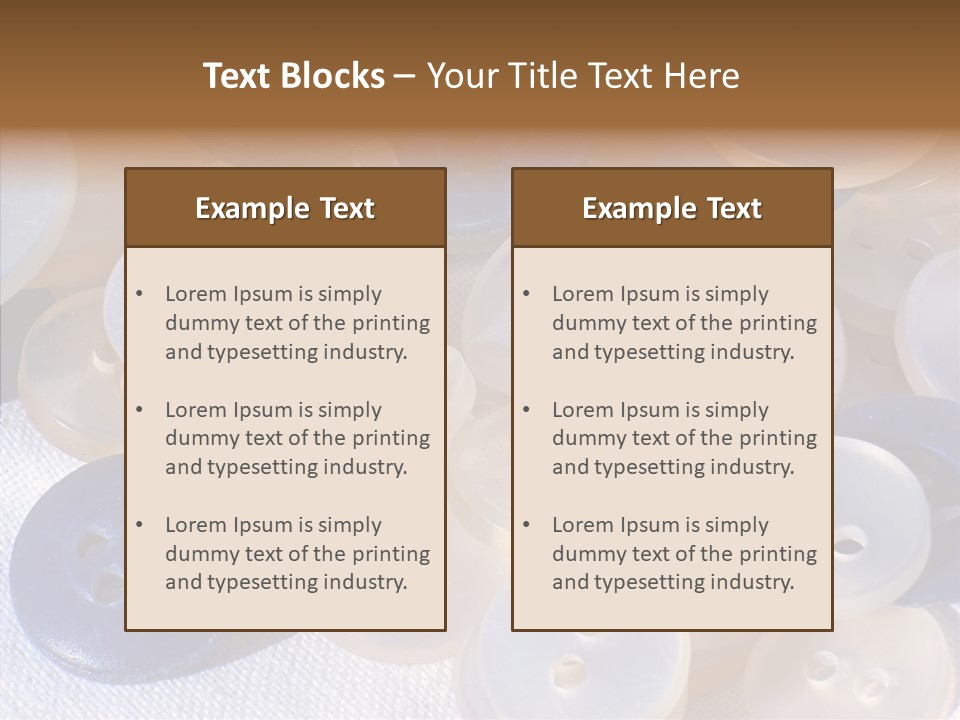 Sew Fasten Repair PowerPoint Template