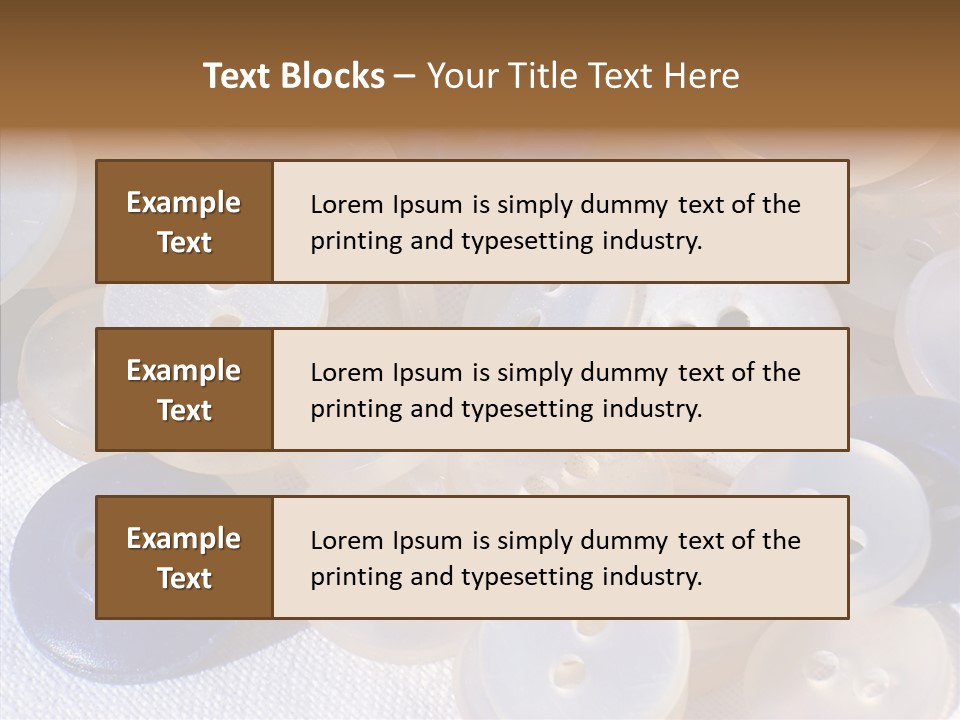 Sew Fasten Repair PowerPoint Template