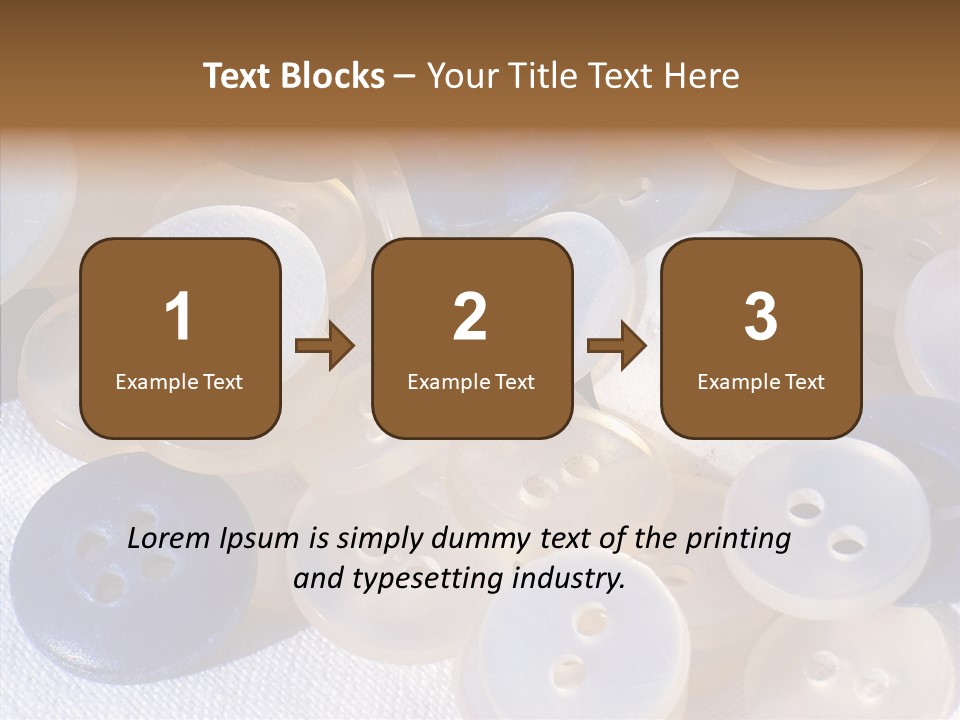 Sew Fasten Repair PowerPoint Template