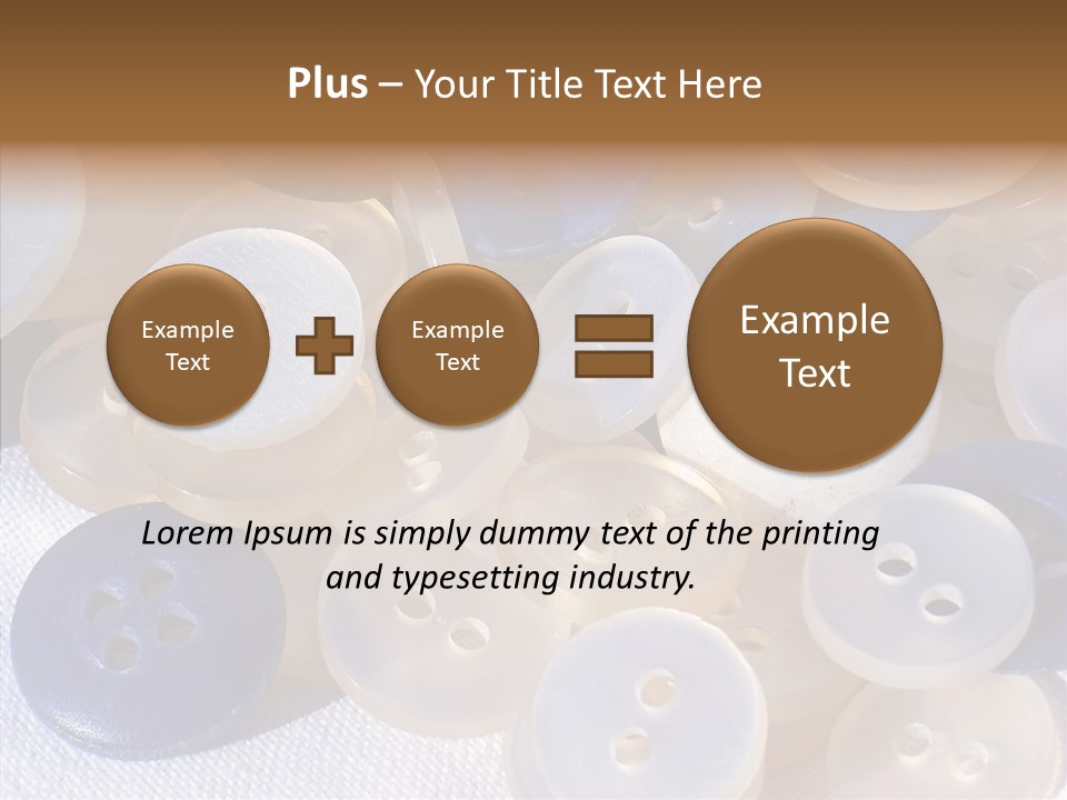 Sew Fasten Repair PowerPoint Template
