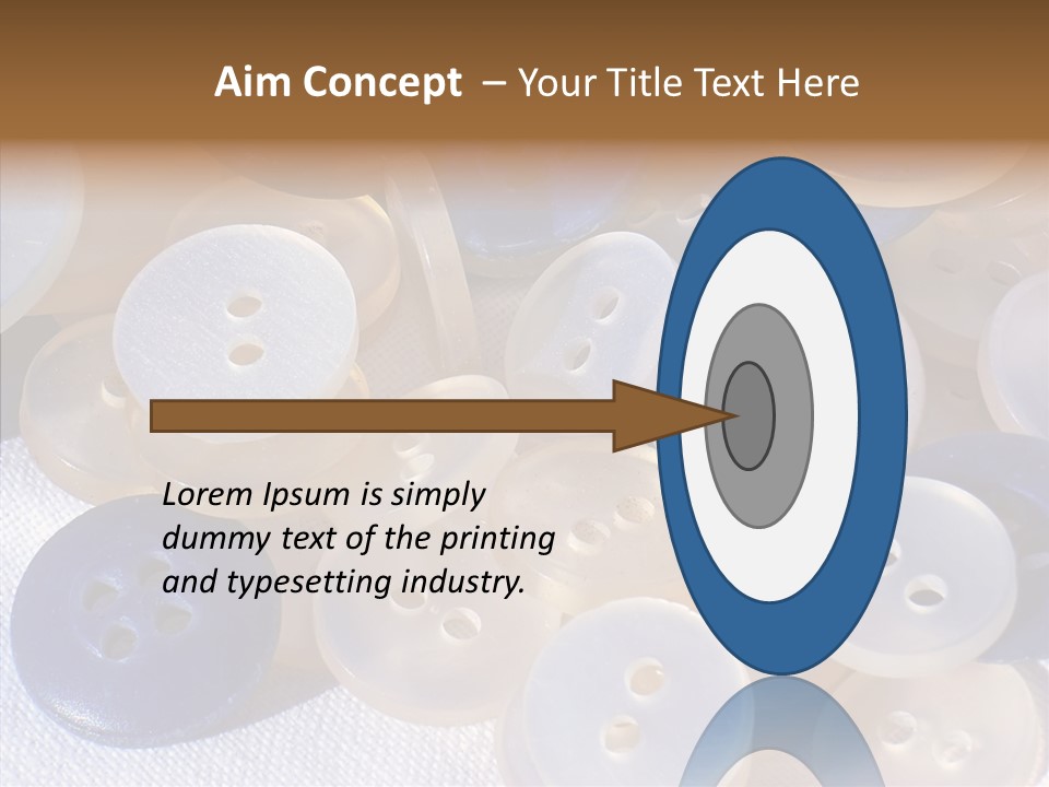 Sew Fasten Repair PowerPoint Template