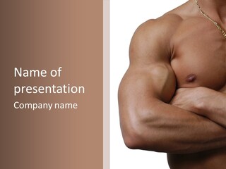 Isolated Muscular Fitness PowerPoint Template