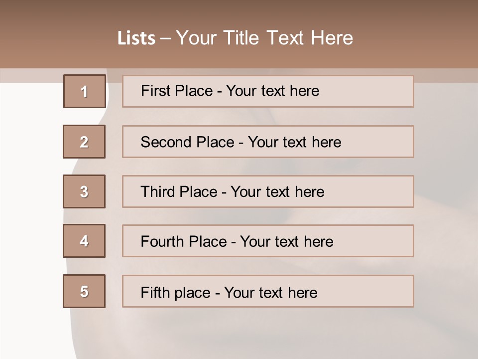 Isolated Muscular Fitness PowerPoint Template