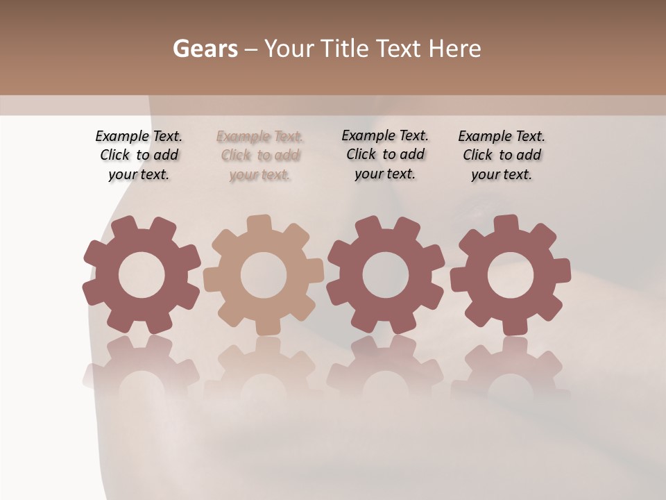 Isolated Muscular Fitness PowerPoint Template