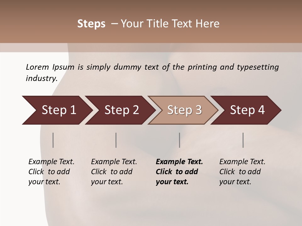 Isolated Muscular Fitness PowerPoint Template