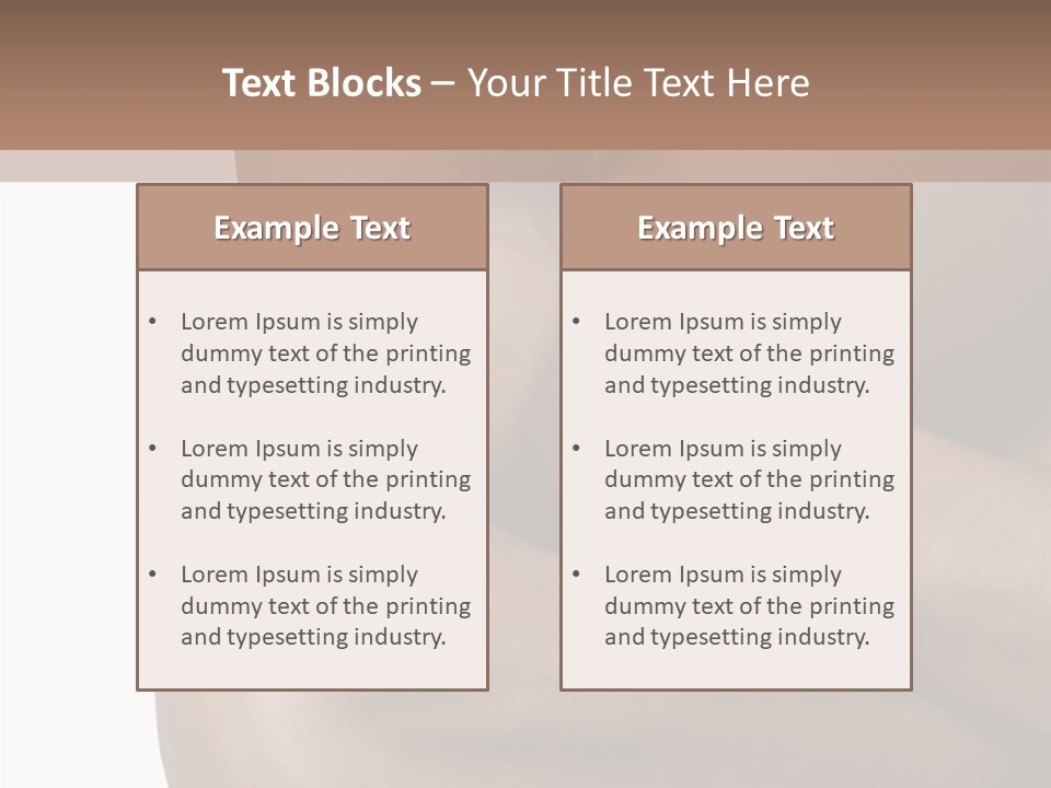 Isolated Muscular Fitness PowerPoint Template