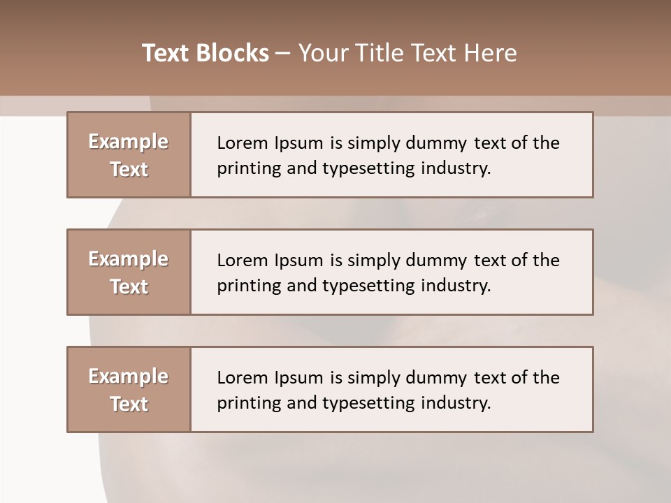 Isolated Muscular Fitness PowerPoint Template
