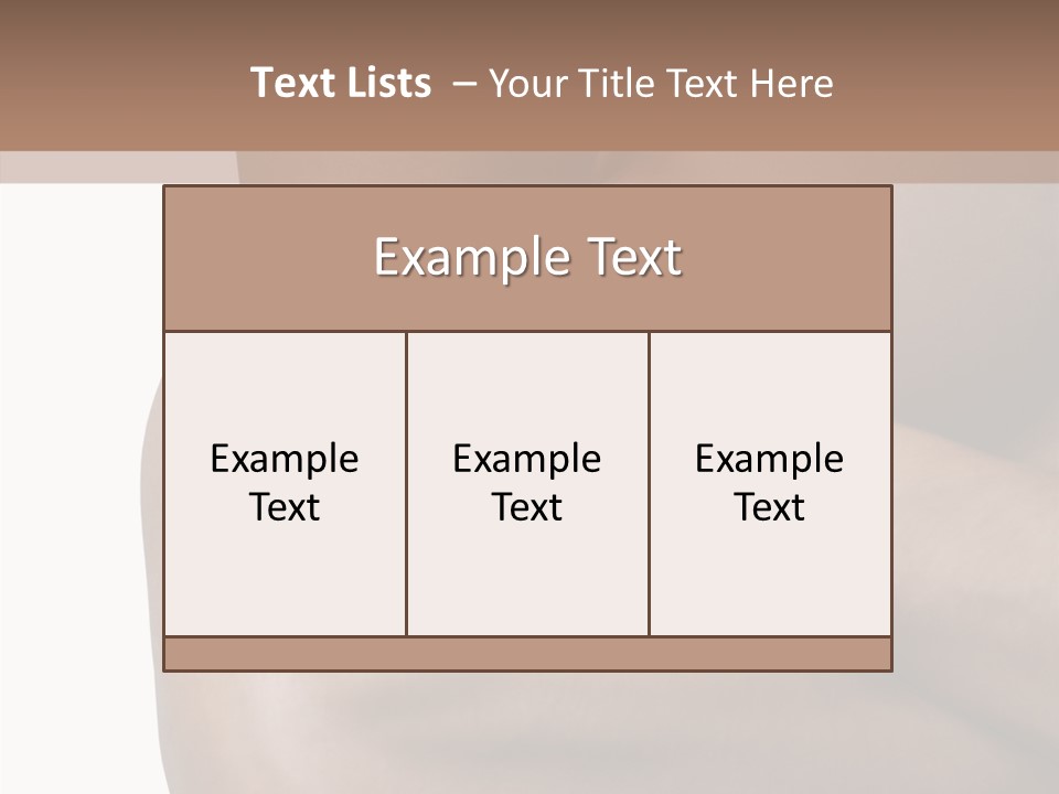 Isolated Muscular Fitness PowerPoint Template