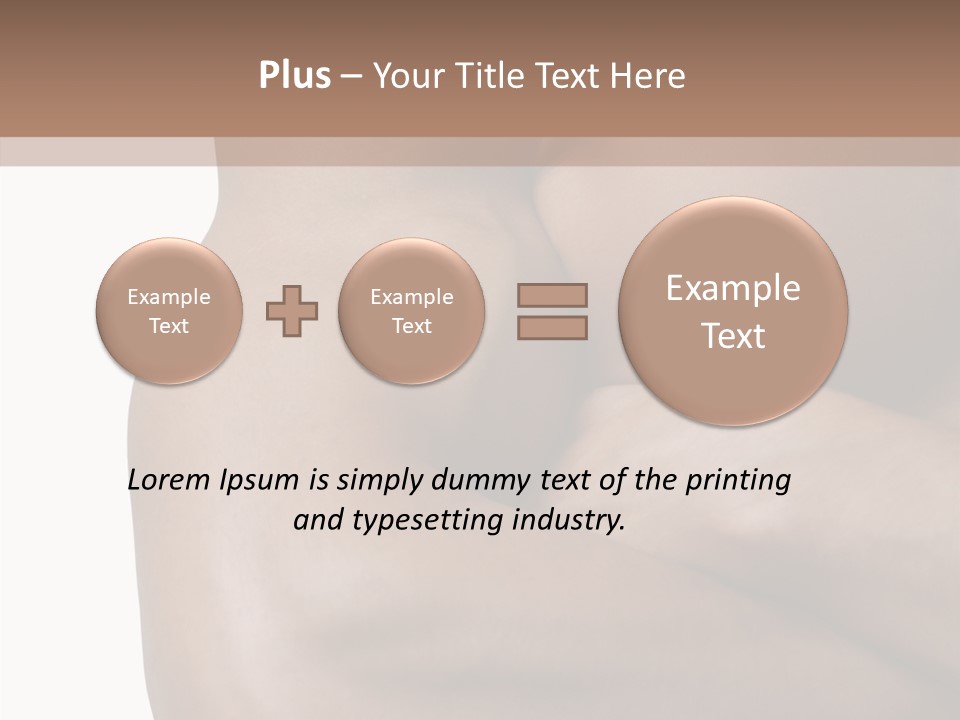 Isolated Muscular Fitness PowerPoint Template