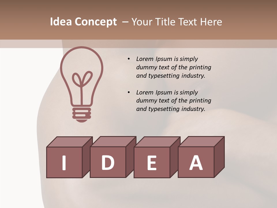 Isolated Muscular Fitness PowerPoint Template