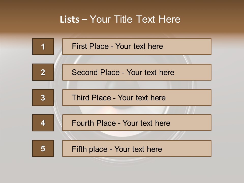Play Rounded Club PowerPoint Template