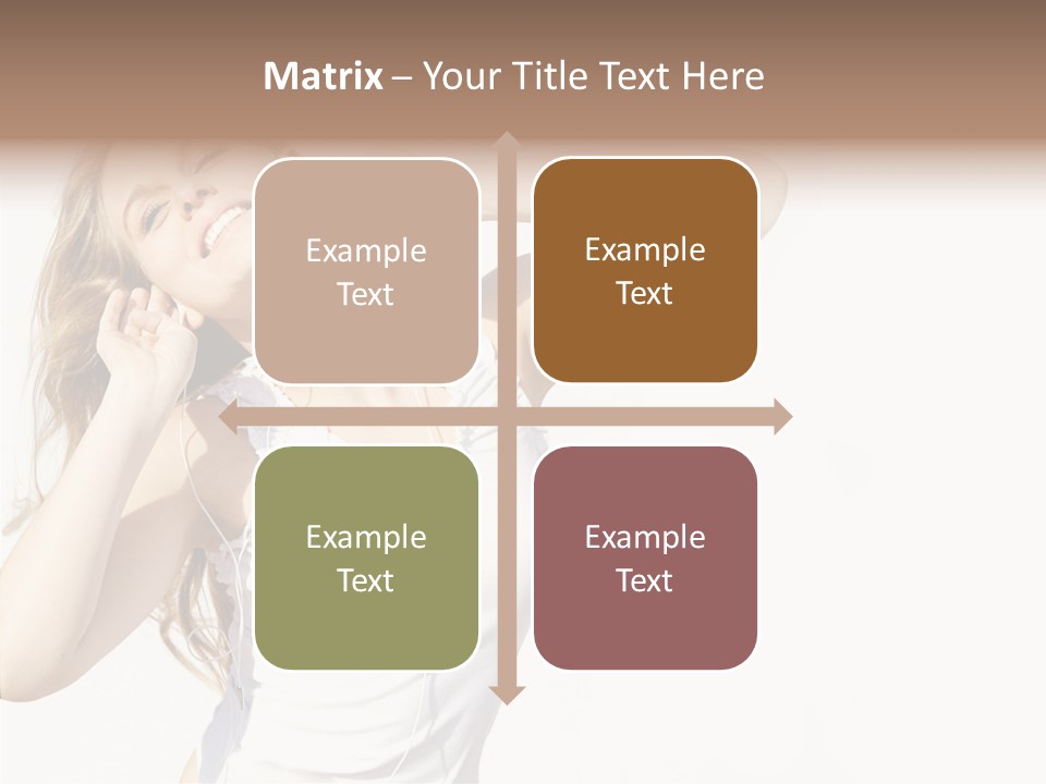 Pretty Slender Healthy PowerPoint Template