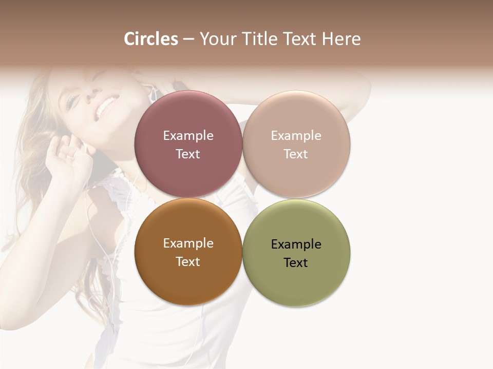 Pretty Slender Healthy PowerPoint Template