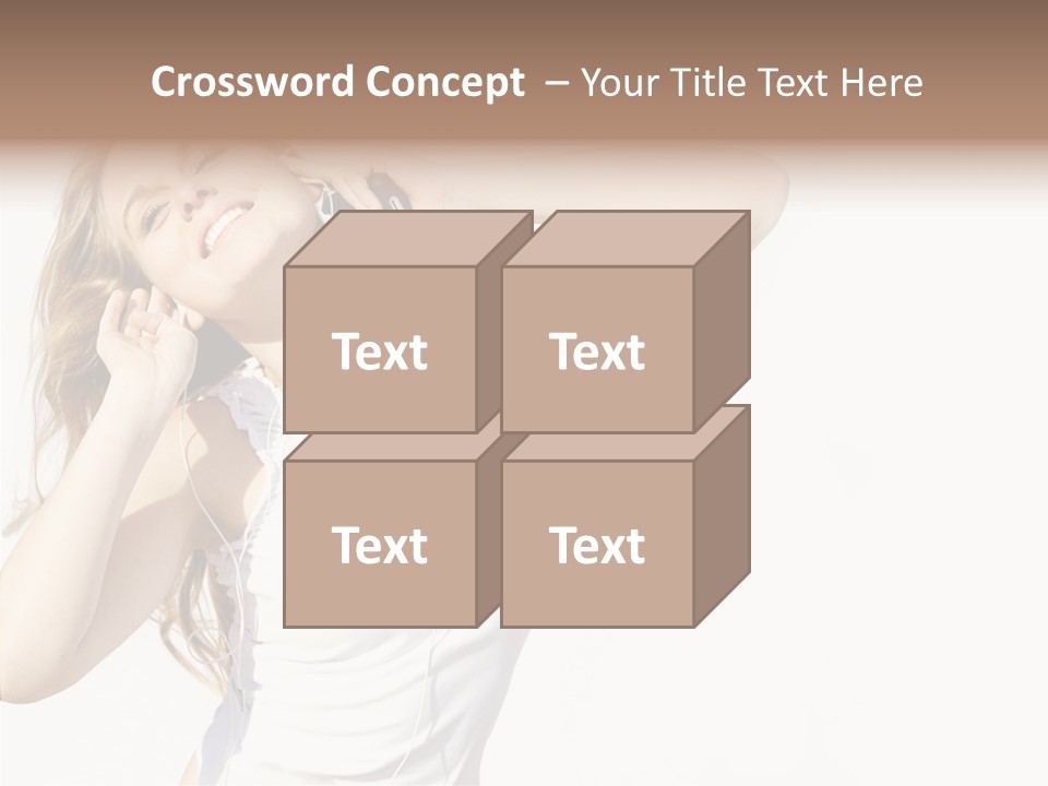 Pretty Slender Healthy PowerPoint Template