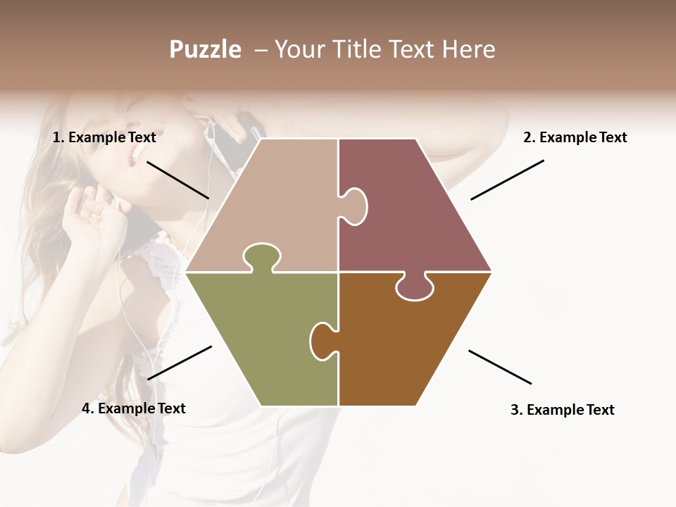 Pretty Slender Healthy PowerPoint Template