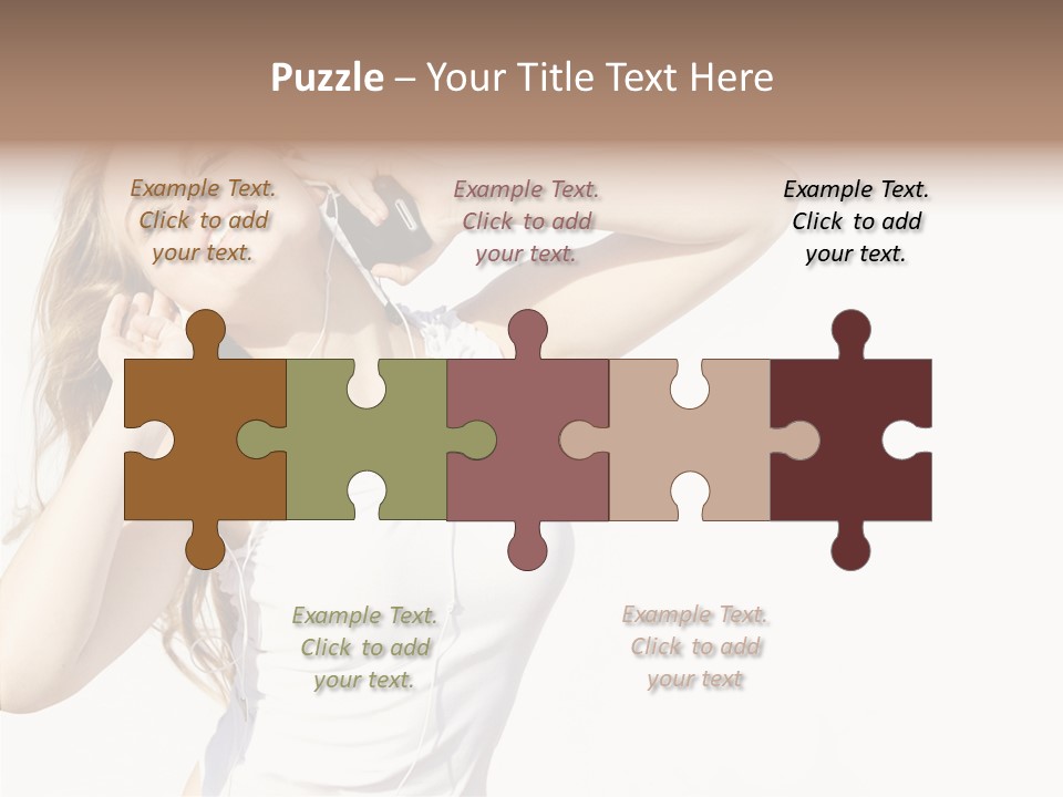 Pretty Slender Healthy PowerPoint Template