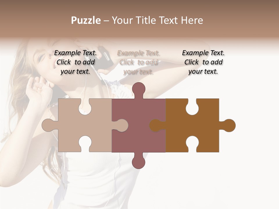 Pretty Slender Healthy PowerPoint Template