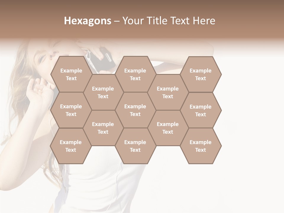 Pretty Slender Healthy PowerPoint Template