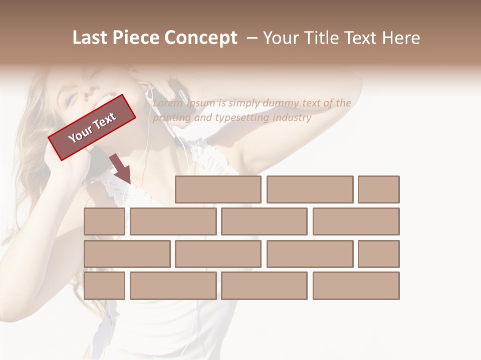 Pretty Slender Healthy PowerPoint Template