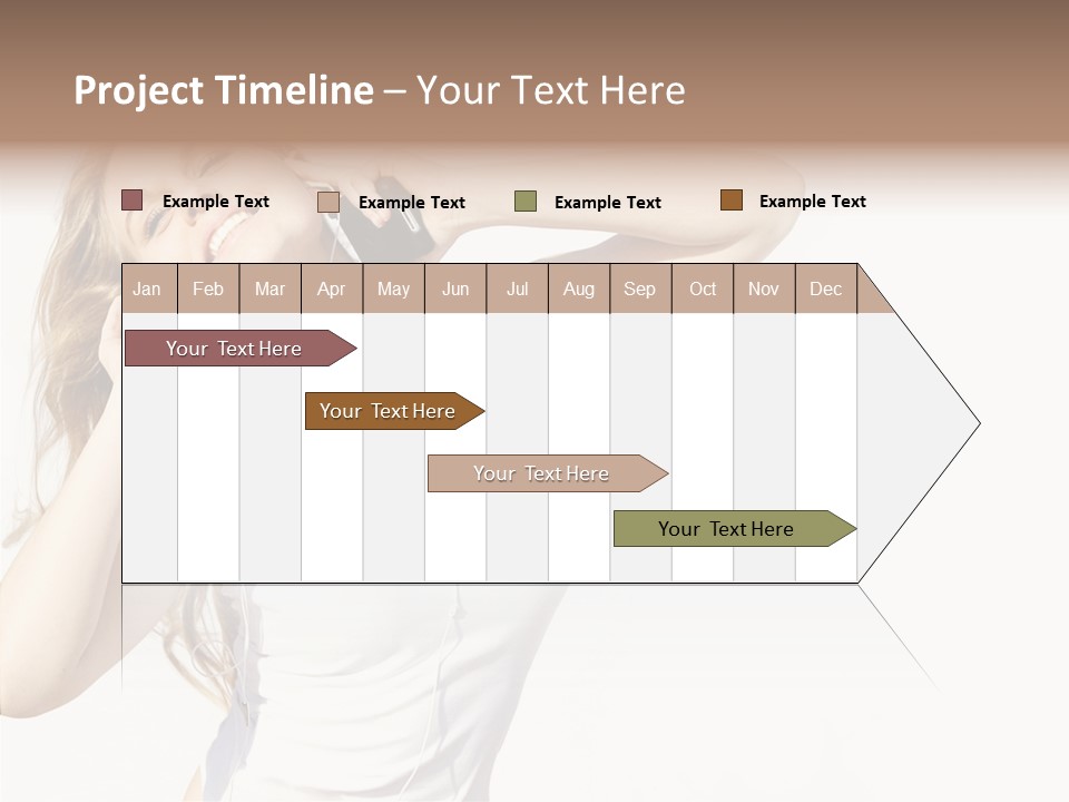 Pretty Slender Healthy PowerPoint Template
