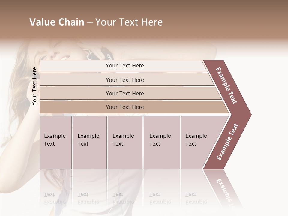 Pretty Slender Healthy PowerPoint Template