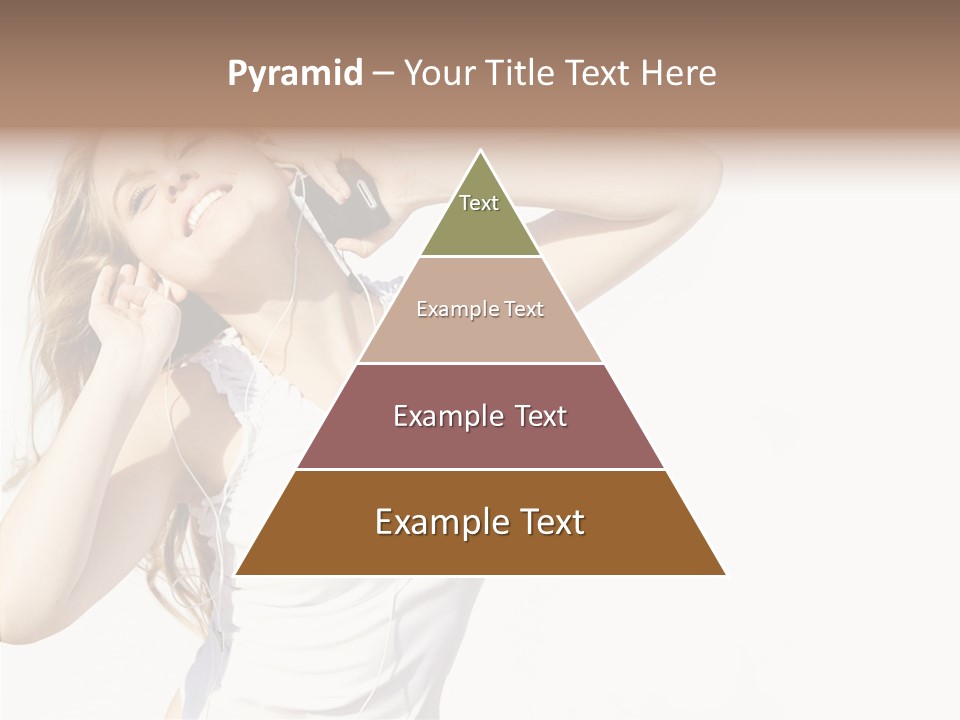 Pretty Slender Healthy PowerPoint Template