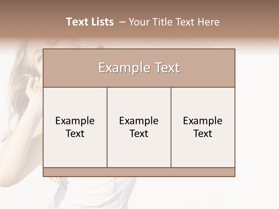 Pretty Slender Healthy PowerPoint Template