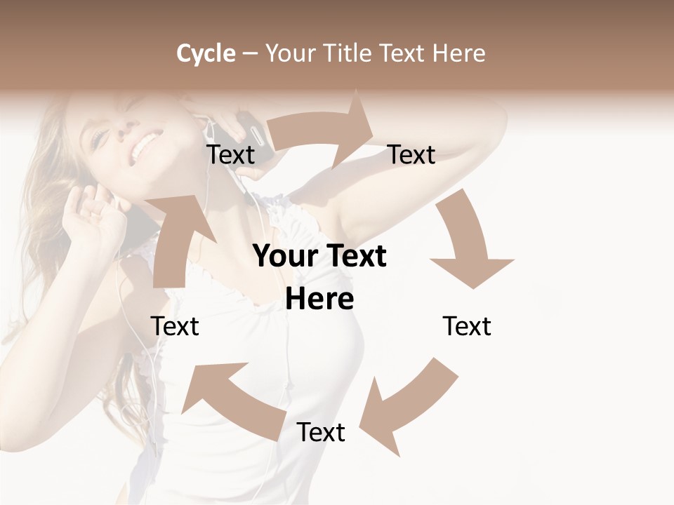 Pretty Slender Healthy PowerPoint Template