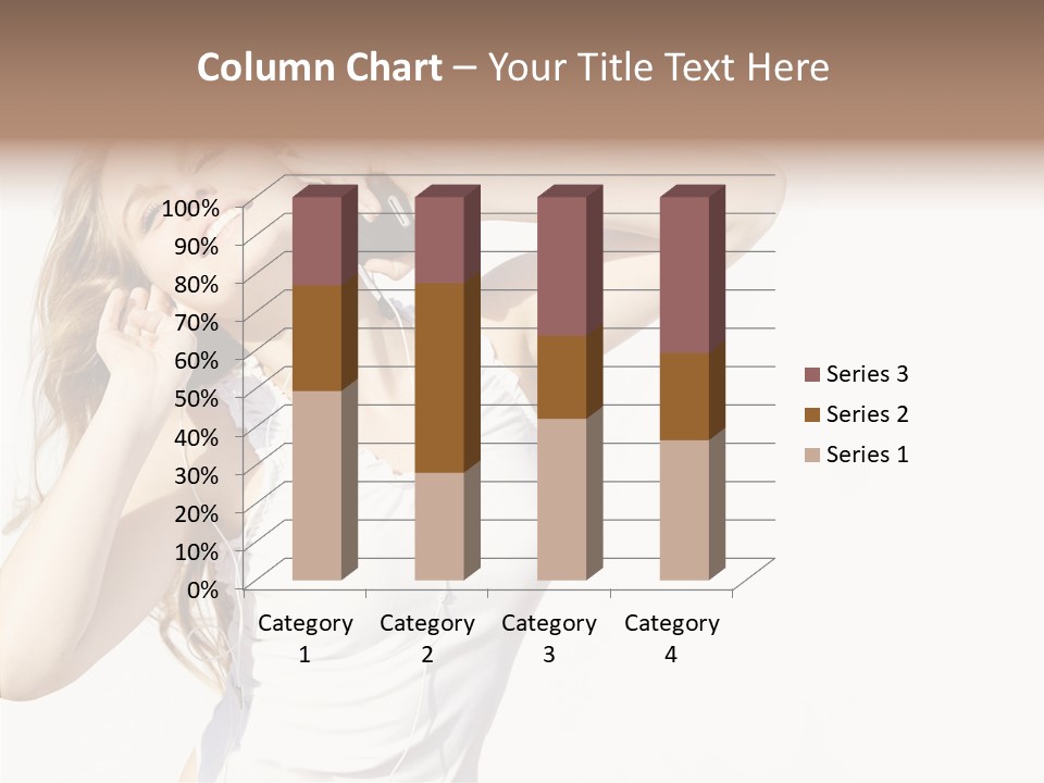 Pretty Slender Healthy PowerPoint Template