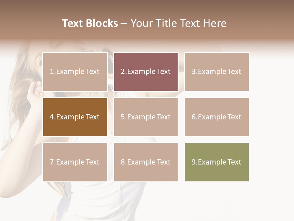 Pretty Slender Healthy PowerPoint Template