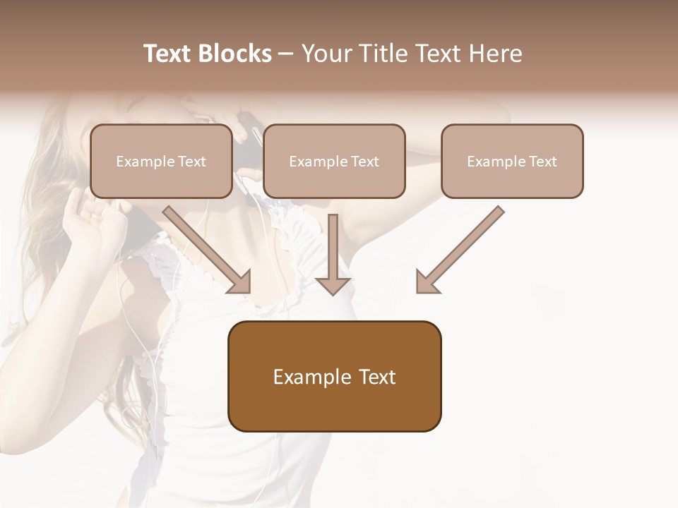 Pretty Slender Healthy PowerPoint Template