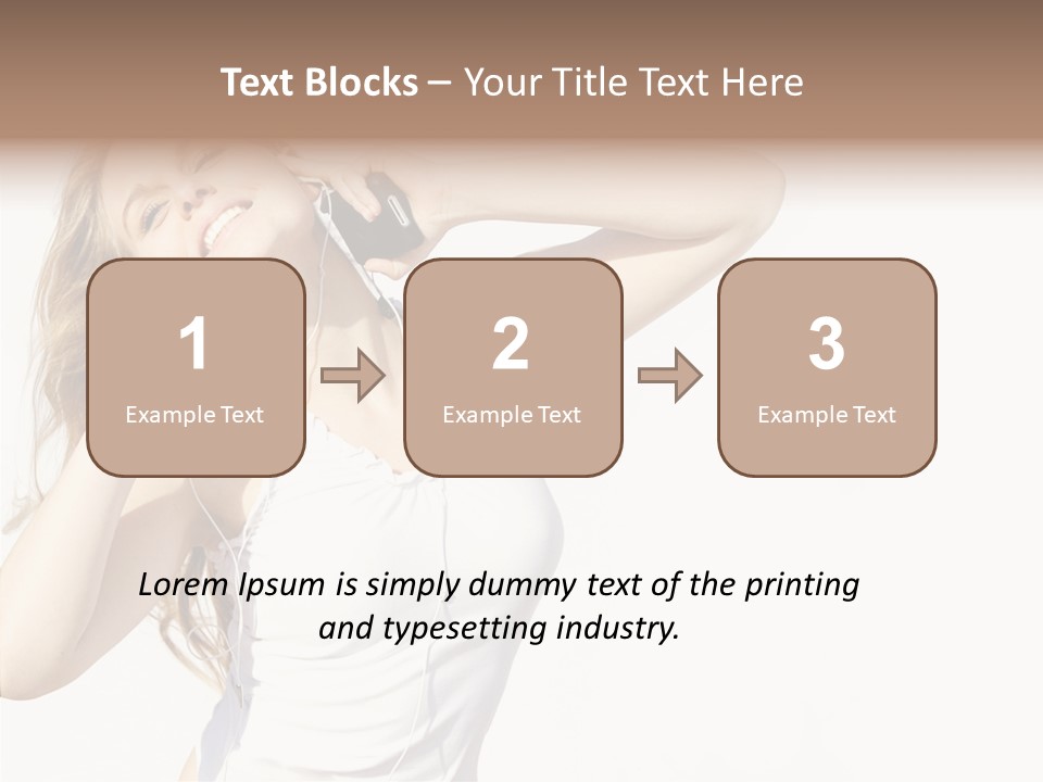 Pretty Slender Healthy PowerPoint Template