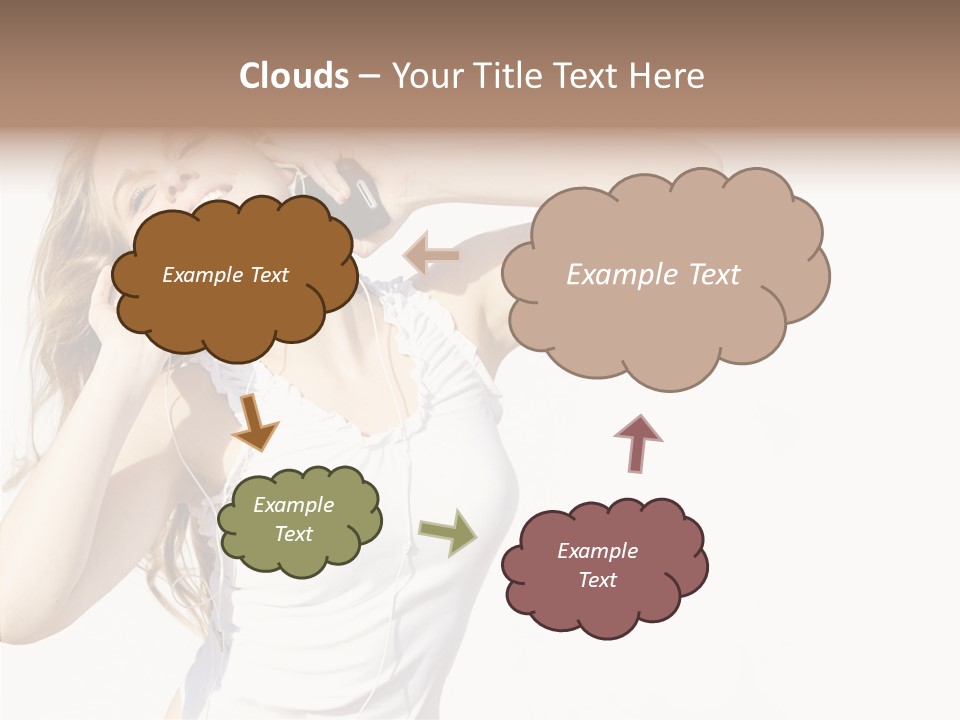 Pretty Slender Healthy PowerPoint Template