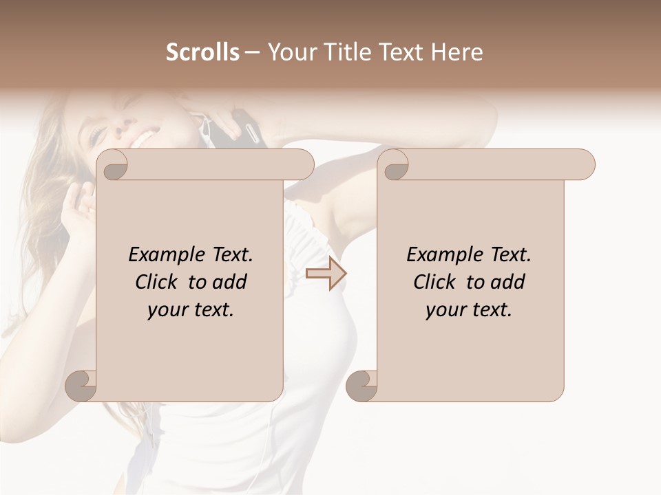 Pretty Slender Healthy PowerPoint Template