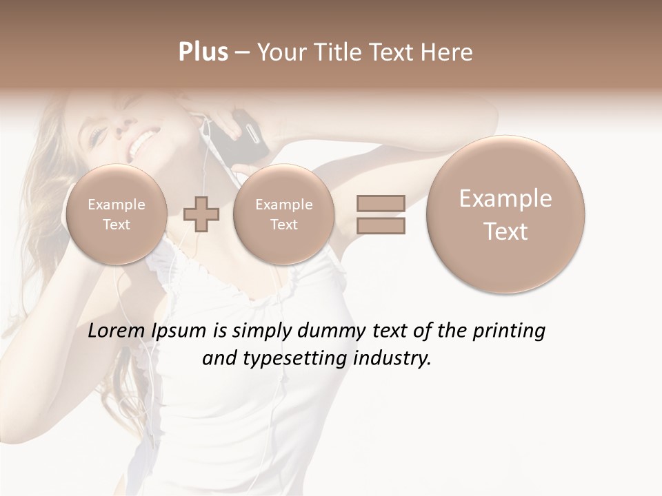 Pretty Slender Healthy PowerPoint Template